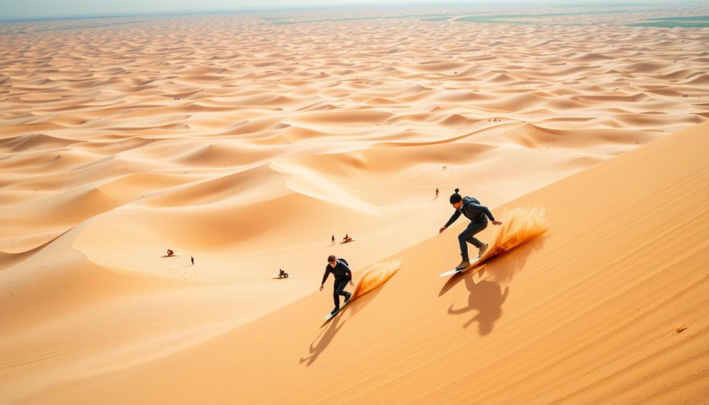 Sandboarding lessons Wahiba Sands Sandboarding lessons Wahiba Sands