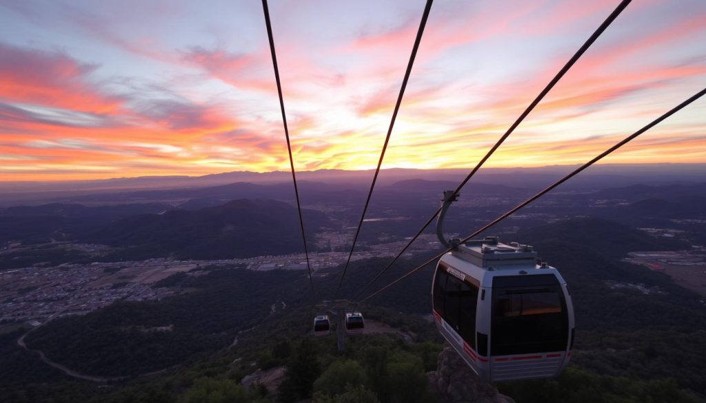 Sandia Peak Aerial Tramway in Albuquerque