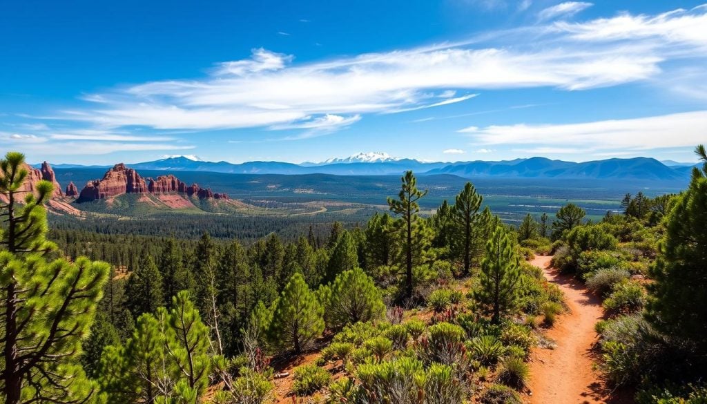 Santa Fe hiking trails with scenic views