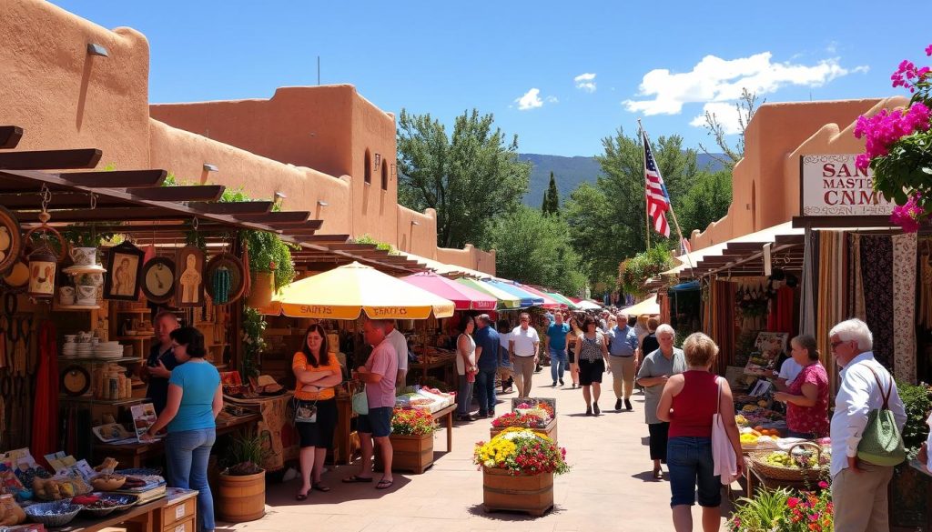 Santa Fe outdoor markets showcasing diverse offerings