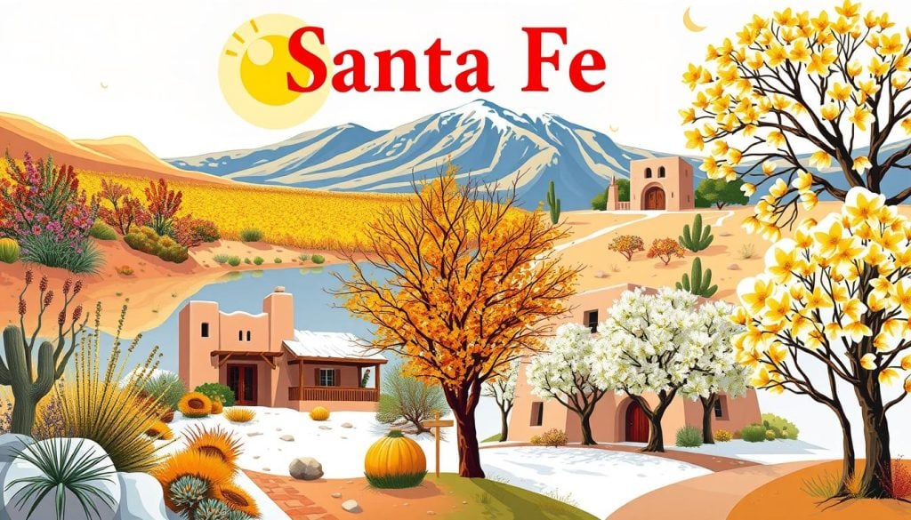 Santa Fe seasonal climate