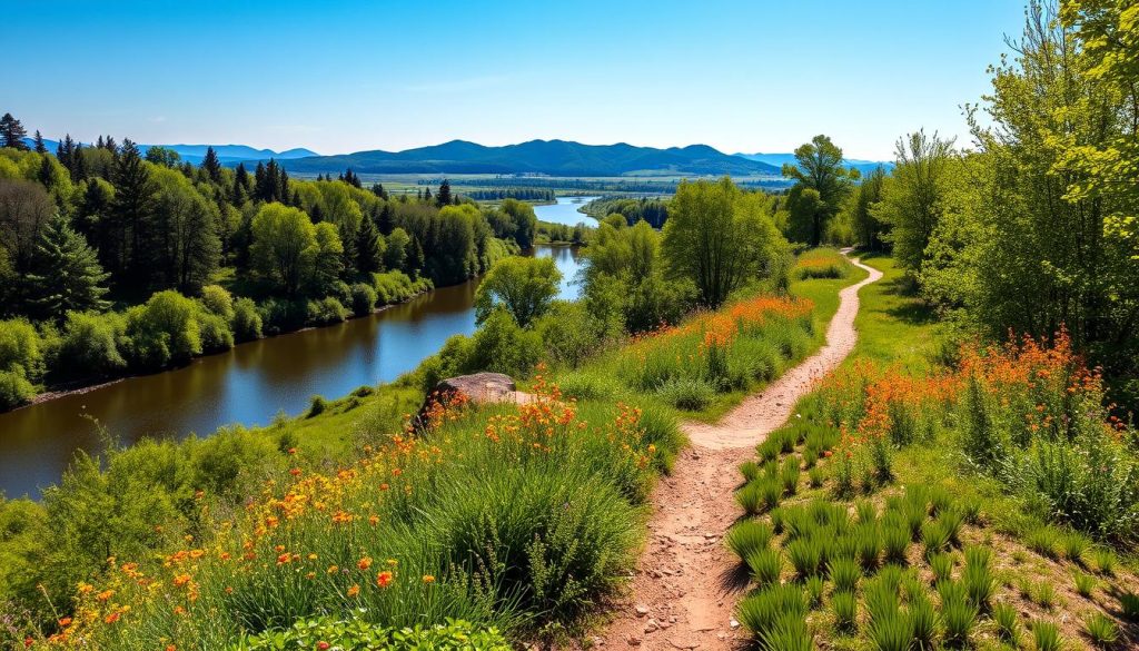 Scenic bike trails around Bowling Green