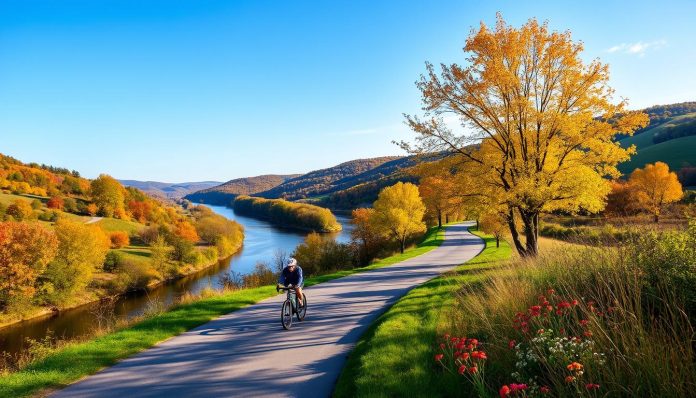 Scenic bike trails around Bowling Green