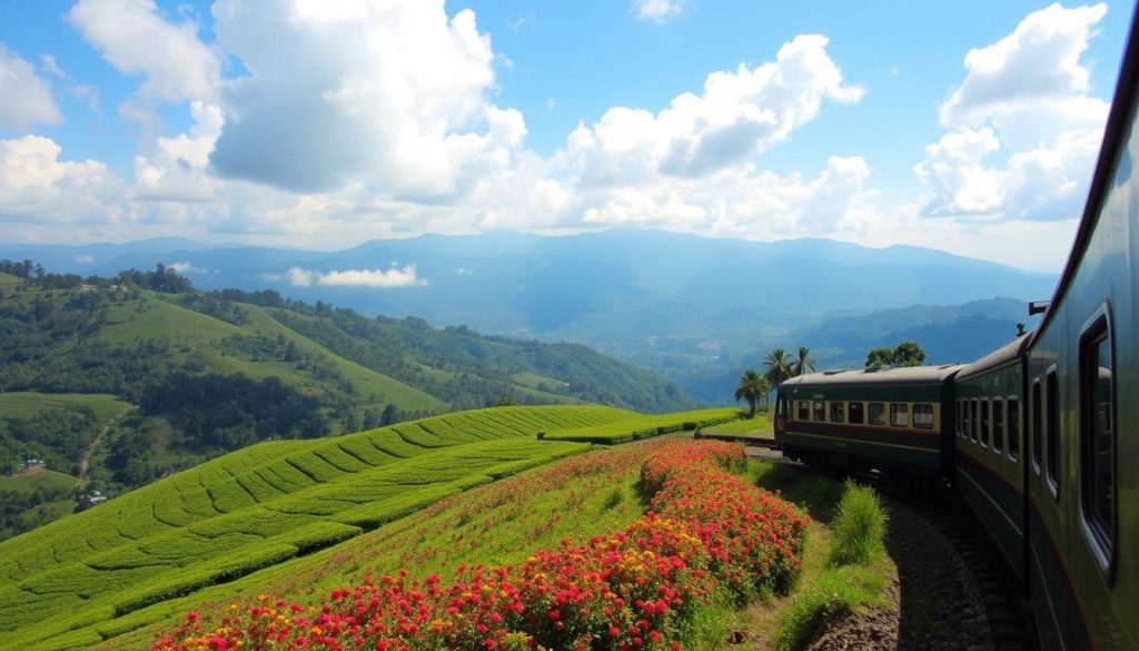 Scenic views Colombo to Nuwara Eliya