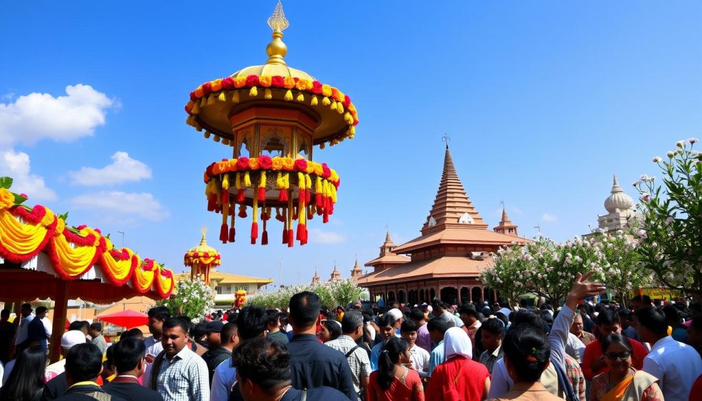 Seasonal festivals in Lumbini Seasonal festivals in Lumbini