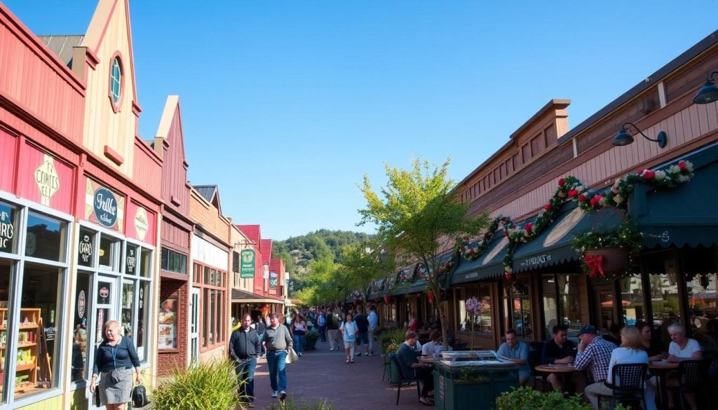 Shopping in downtown Wisconsin Dells