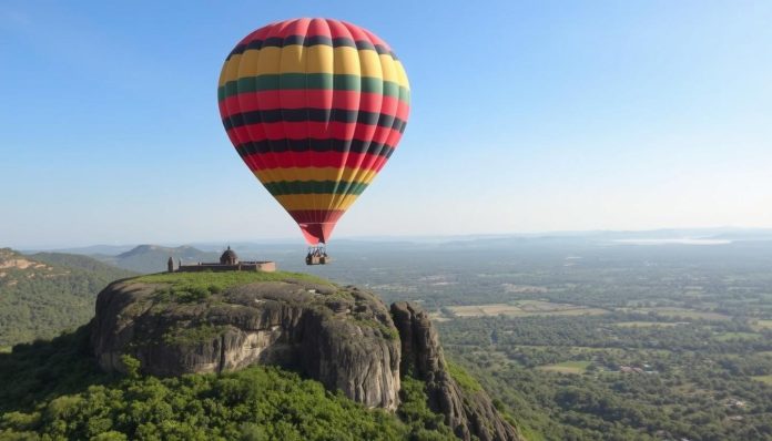 Sigiriya hot air balloon rides for stunning views