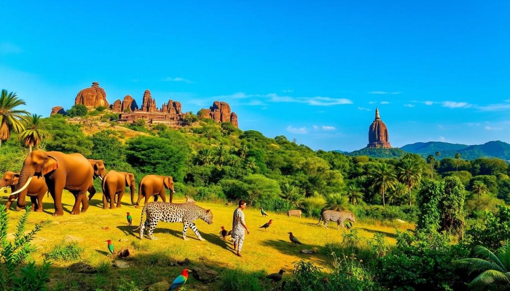 Sigiriya national park wildlife