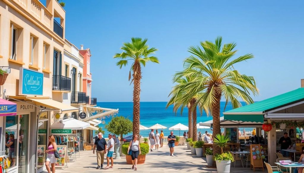 Sliema coastal shopping Sliema coastal shopping