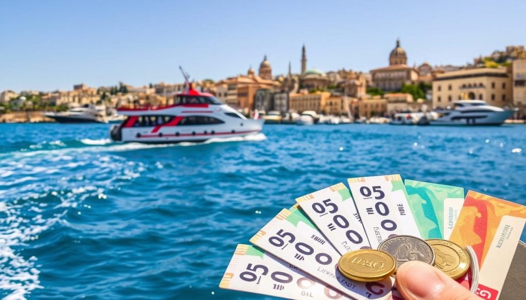 Sliema to Valletta ferry ticket prices