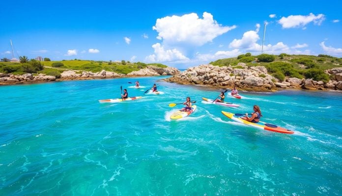 Stand-up paddleboarding and kayaking adventures near Sliema