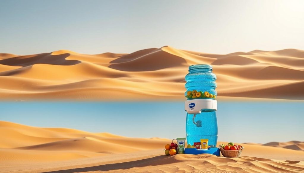 Staying hydrated in Wahiba Sands Staying hydrated in Wahiba Sands