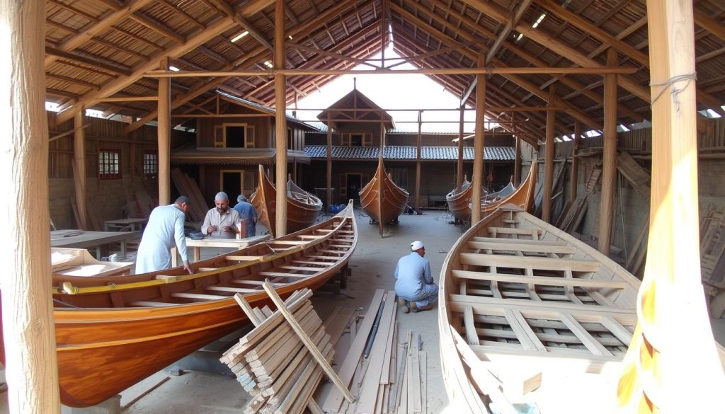 Sur dhow boat building workshops Sur dhow boat building workshops