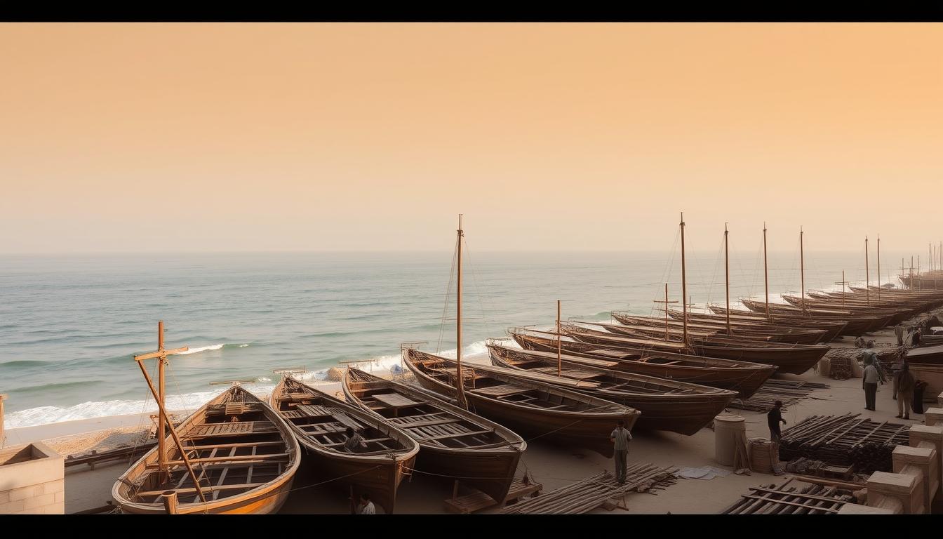 Sur dhow shipyard