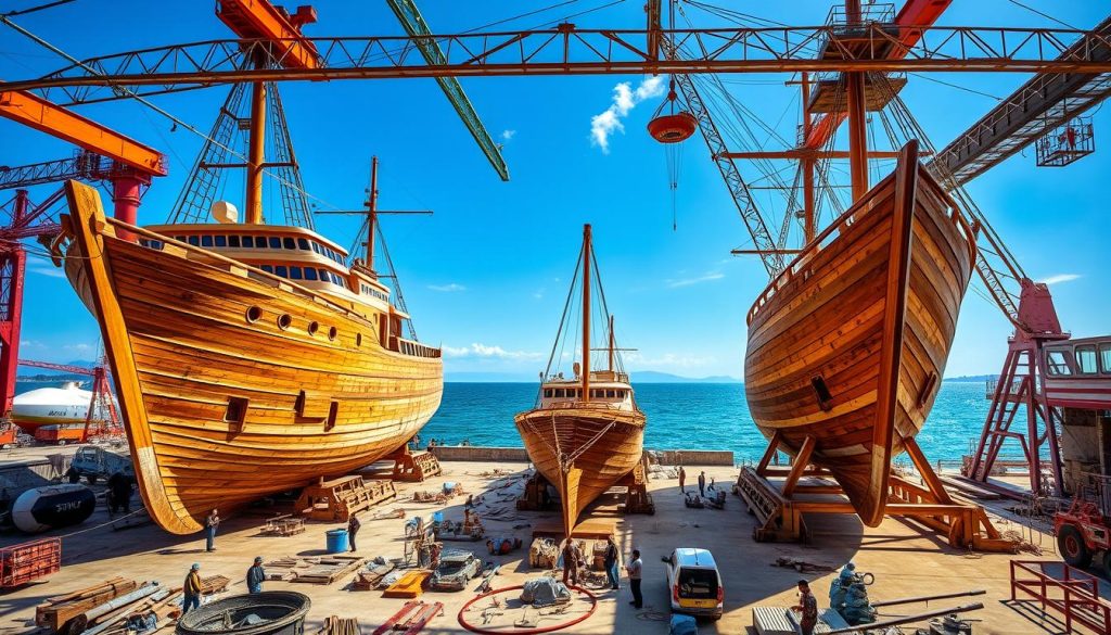 Sur's shipbuilding industry today Sur's shipbuilding industry today