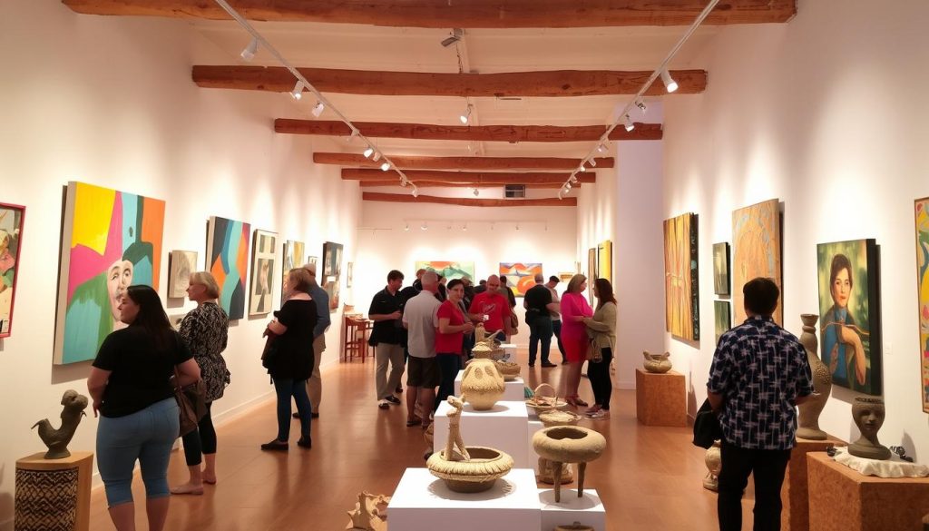 Taos art exhibits