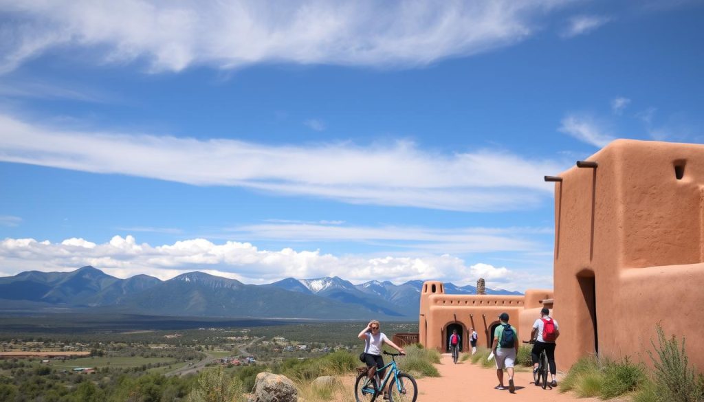 Taos known for its stunning landscapes and outdoor activities Taos known for its stunning landscapes and outdoor activities