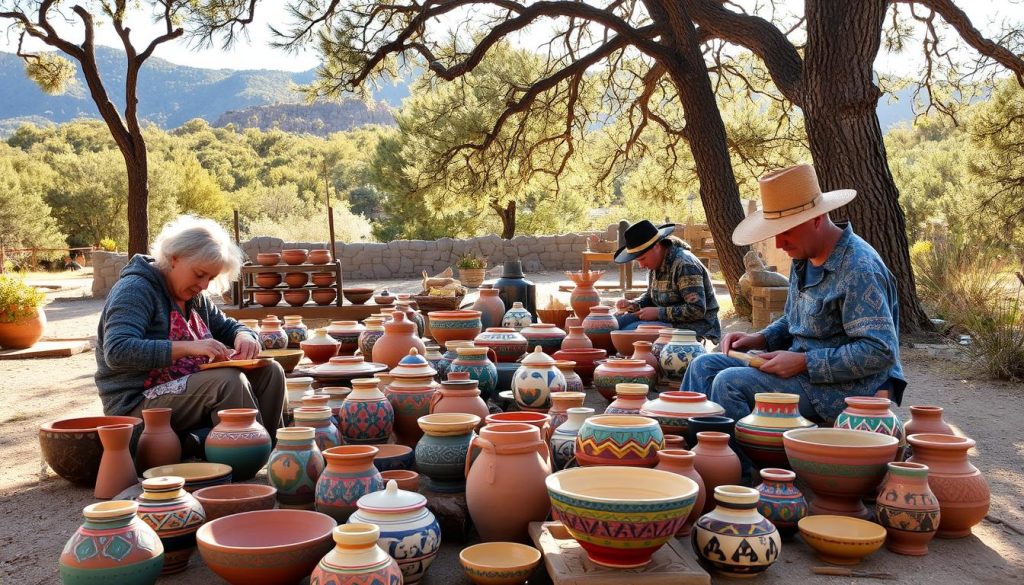 Taos pottery artists