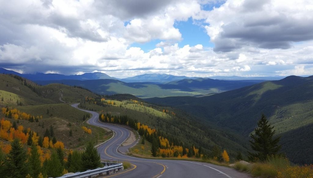 Taos to Rio Grande Gorge Bridge route