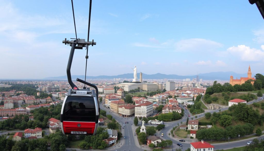 Tbilisi sightseeing cable car views Tbilisi sightseeing cable car views