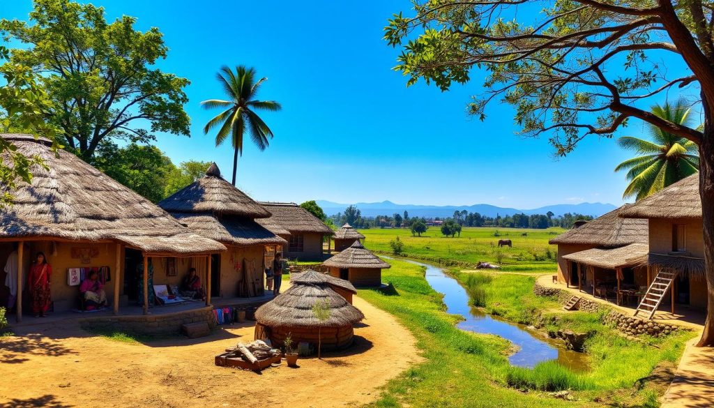 Tharu village tour Tharu village tour