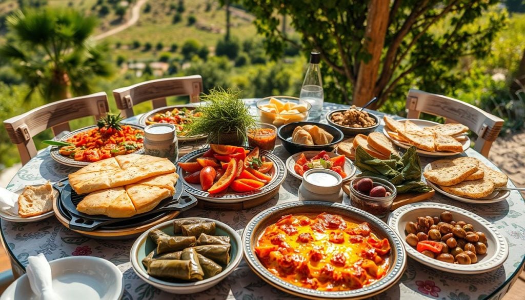 Traditional Cypriot dishes in Nicosia