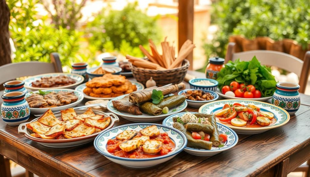 Traditional Cypriot dishes in Nicosia