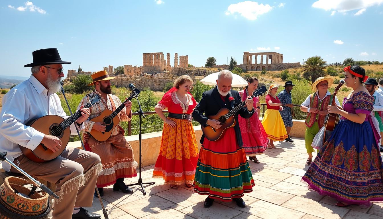 Traditional Cypriot music and dance shows in Paphos