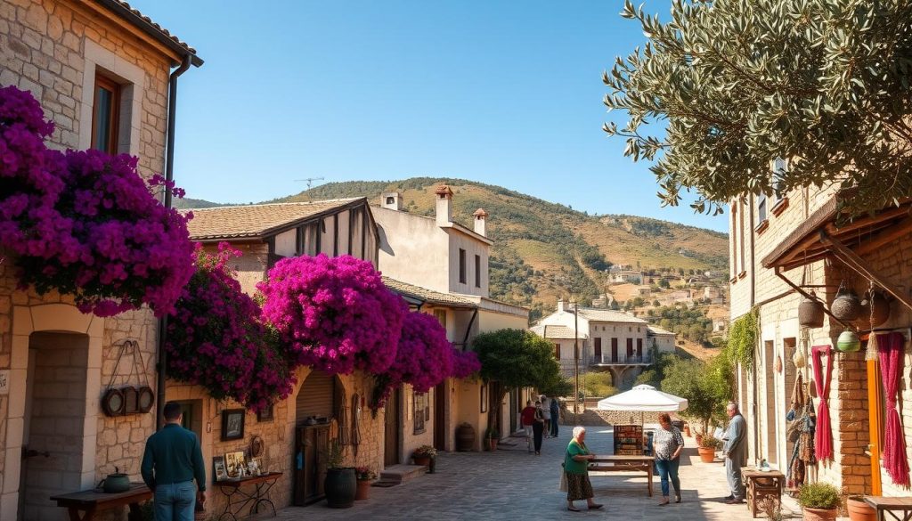 Traditional Cypriot villages and local village life