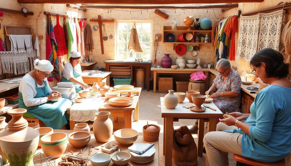 Traditional Gozitan crafts classes and artisanal skills workshops