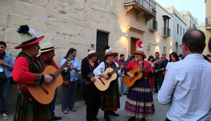 Traditional Maltese music and folk performances in Mdina