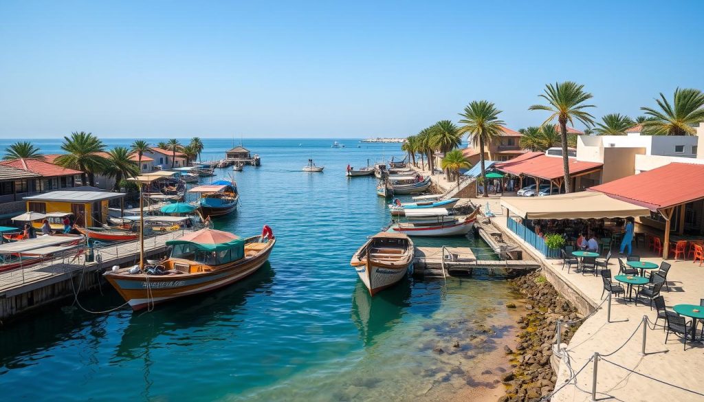 Traditional fishing villages and seafood restaurants in Al Khor Traditional fishing villages and seafood restaurants in Al Khor