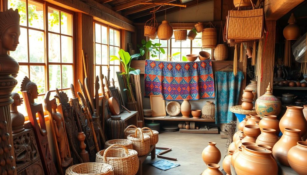 Traditional handicrafts in Sri Lanka