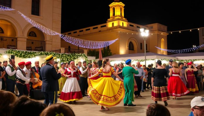 Traditional music and dance performances in both sides of Nicosia