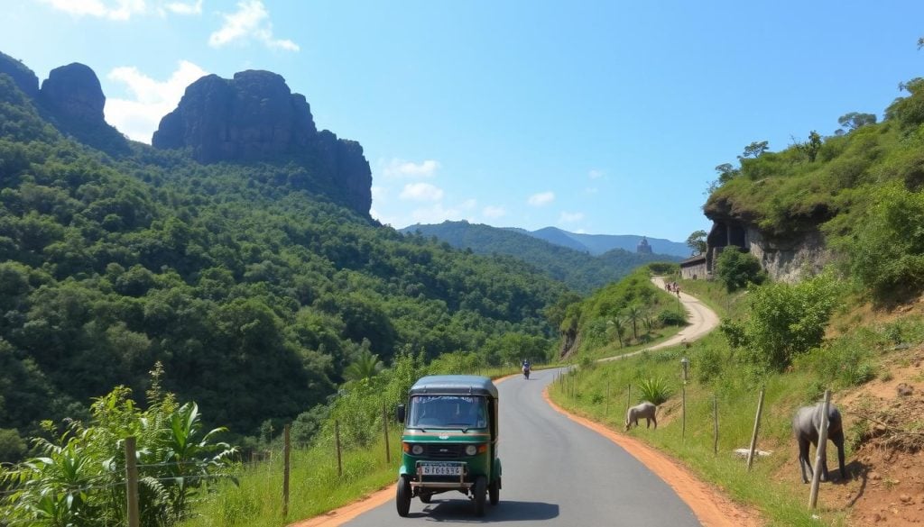 Transportation from Sigiriya to Dambulla