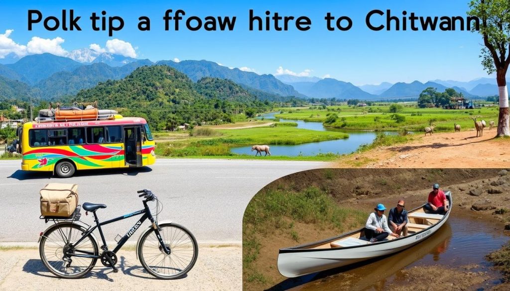 Transportation options to Chitwan