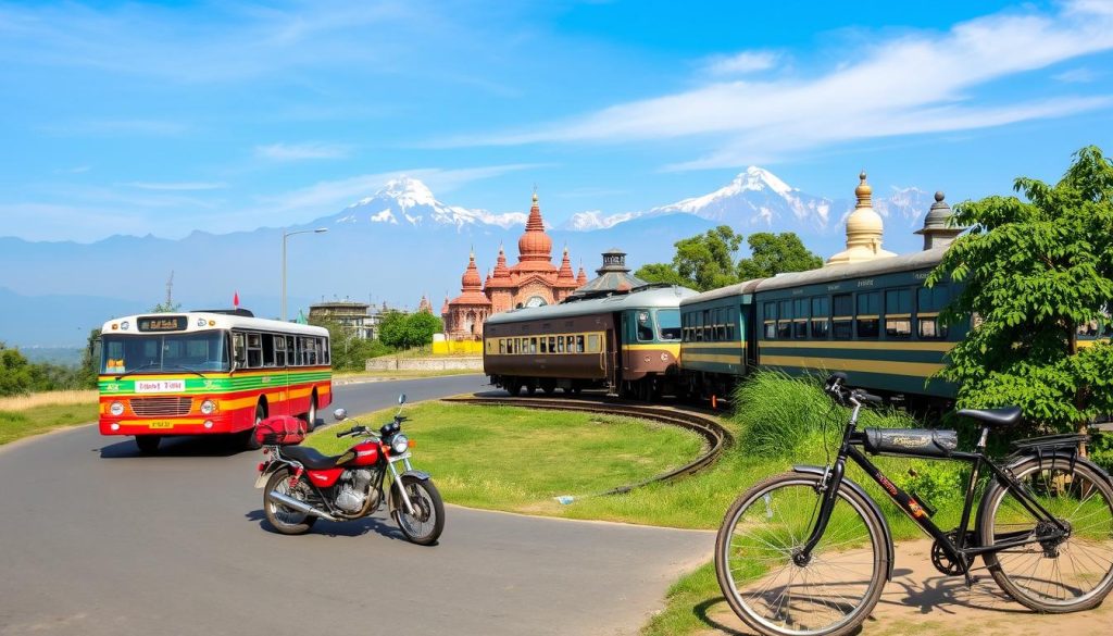 Transportation options to Lumbini from Kathmandu