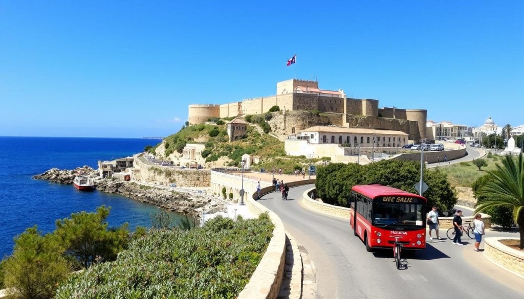 Transportation to Fort Manoel