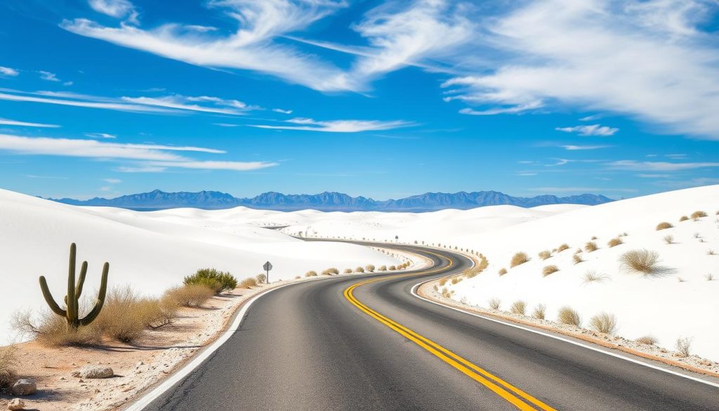 Travel directions to White Sands National Park