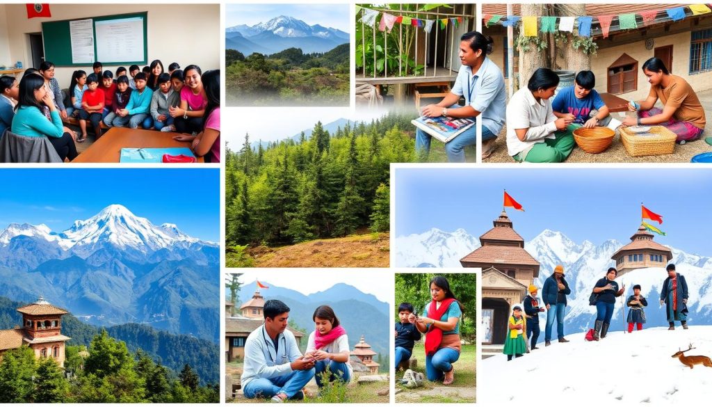 Types of volunteer programs in Nepal