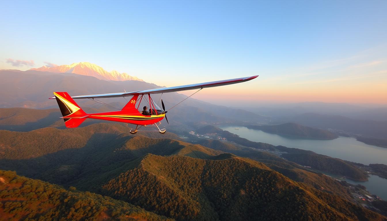 Ultralight flights in Pokhara