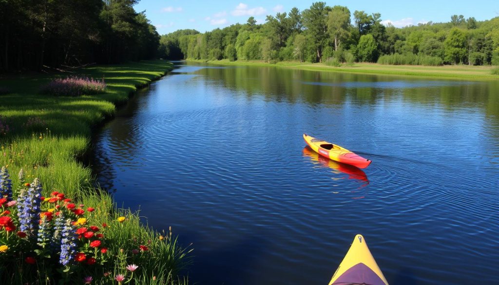 Upper Fox River kayaking