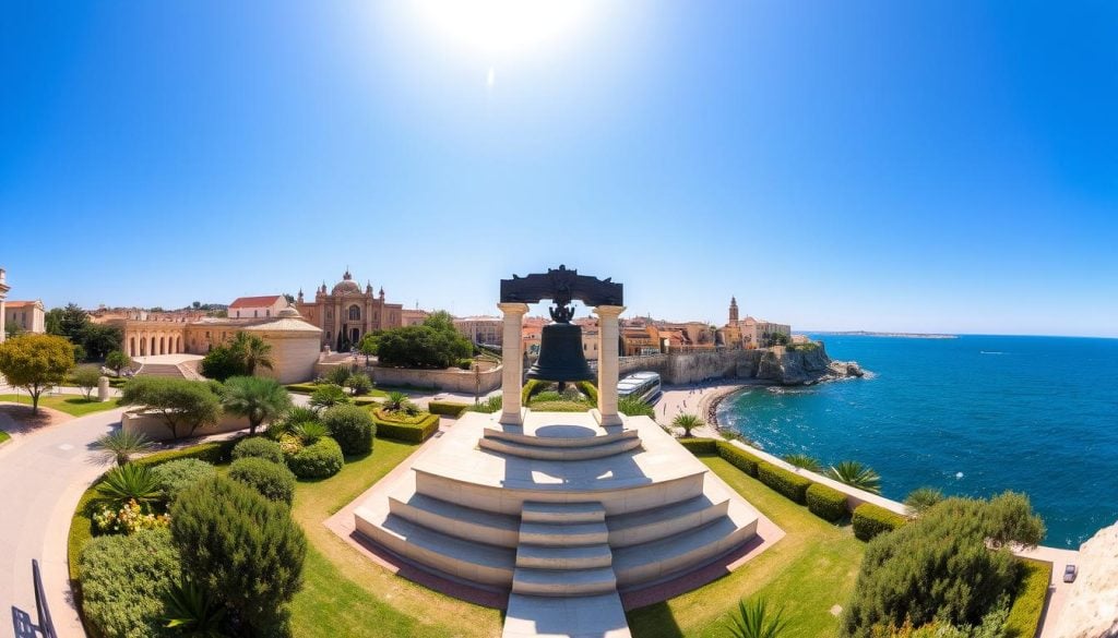 Valletta city landmark