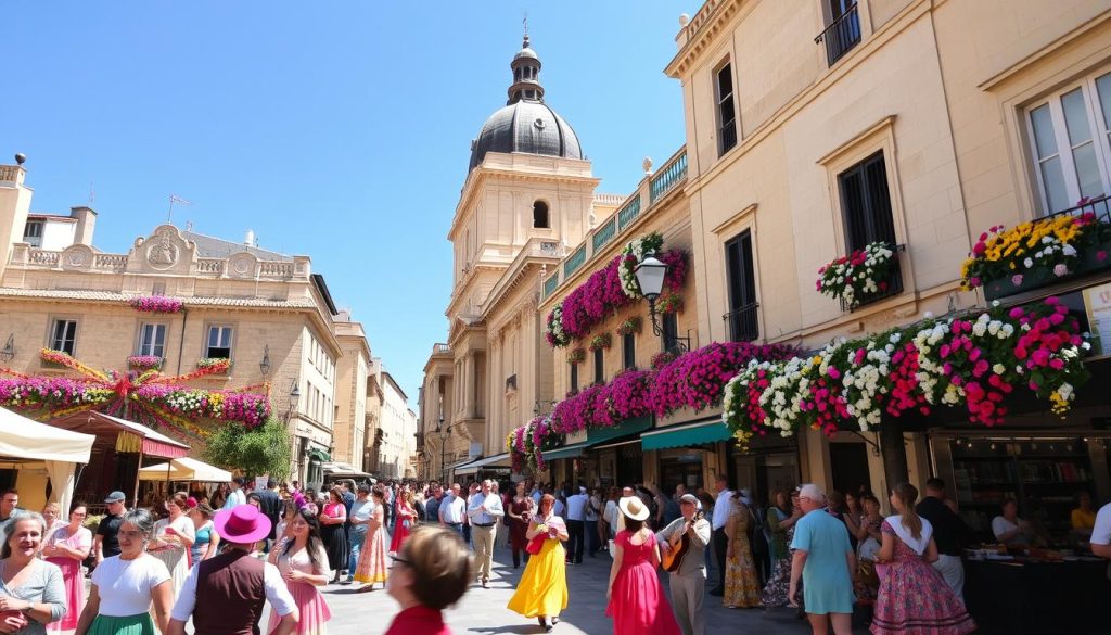 Valletta festivals in spring