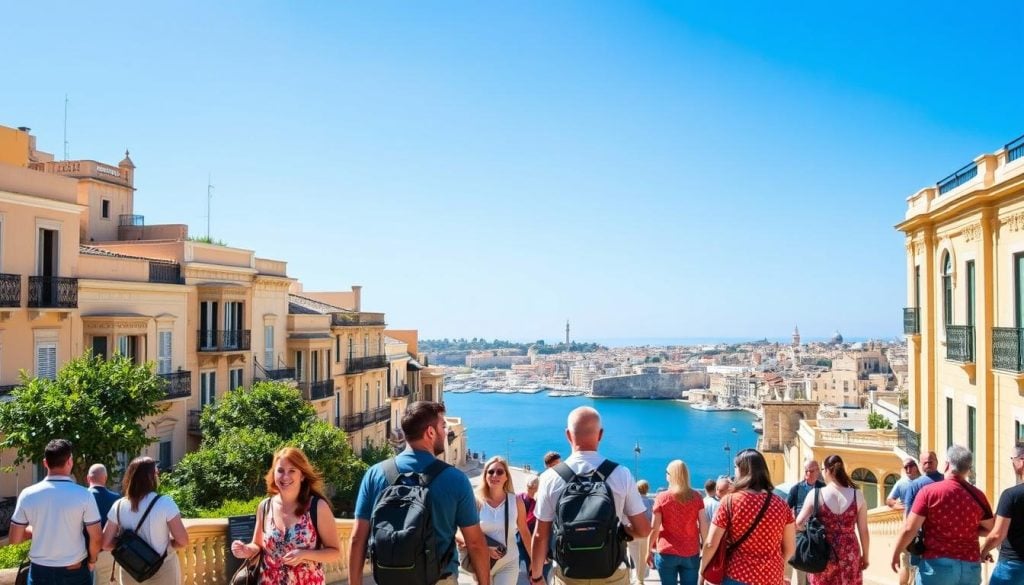 Valletta tour guides in action