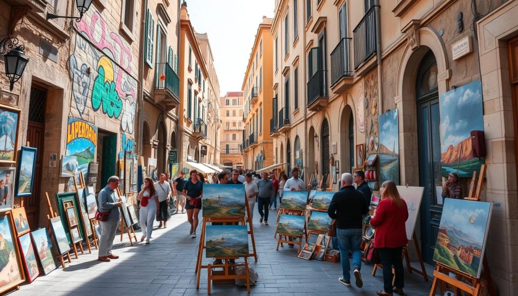 Valletta's art scene Valletta's art scene