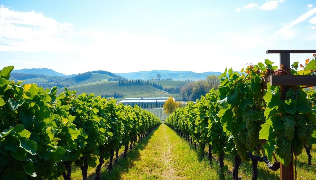 Vineyards in Green Bay area