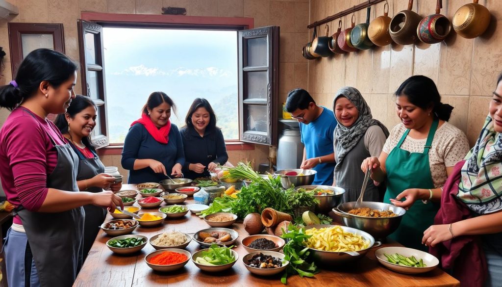 Volunteer cooking experiences in Pokhara