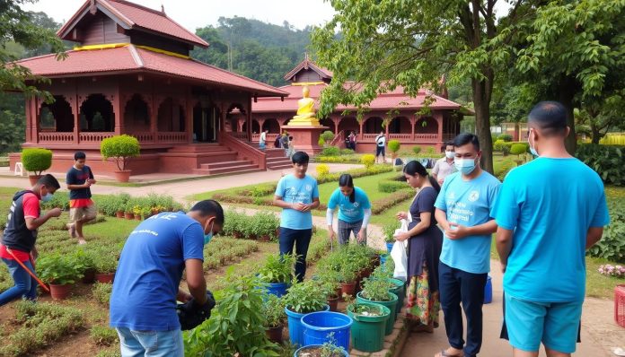 Volunteer opportunities at monasteries in Lumbini?