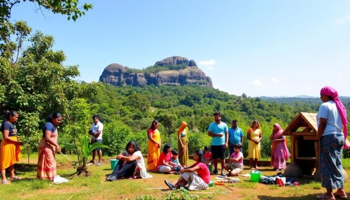 Volunteer opportunities with local communities near Sigiriya